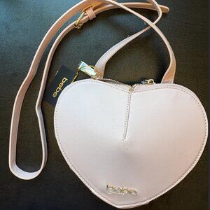 BEBE MALOU HEART CROSSBODY